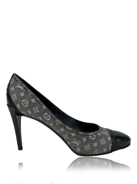 Sapato Louis Vuitton Monogram Idylle Cinza