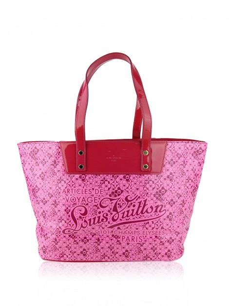 Louis Vuitton Murakami Pink Voyage Cosmic Blossom PM Tote