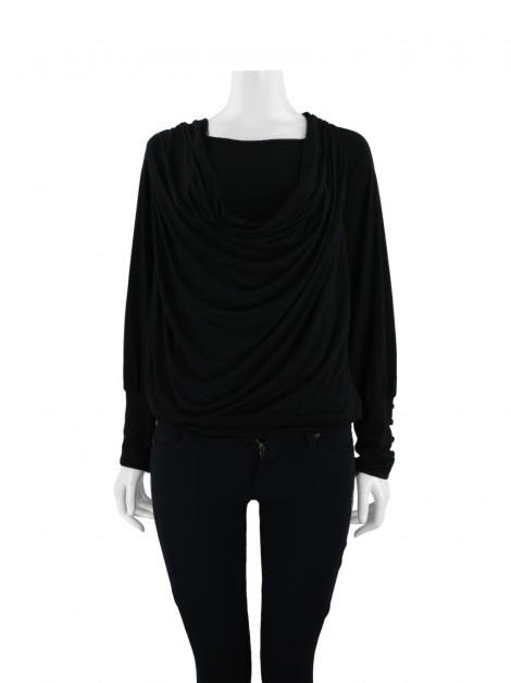 Blusa Lu Monteiro Tecido Preto