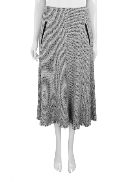 Saia Lila Midi Bicolor