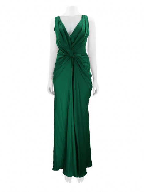 Vestido Barbara Bela Longo Verde