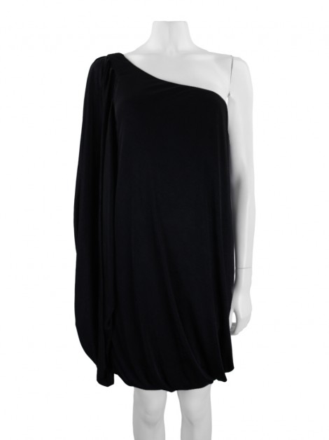 Vestido BCBG Max Azria Drapeado Preto