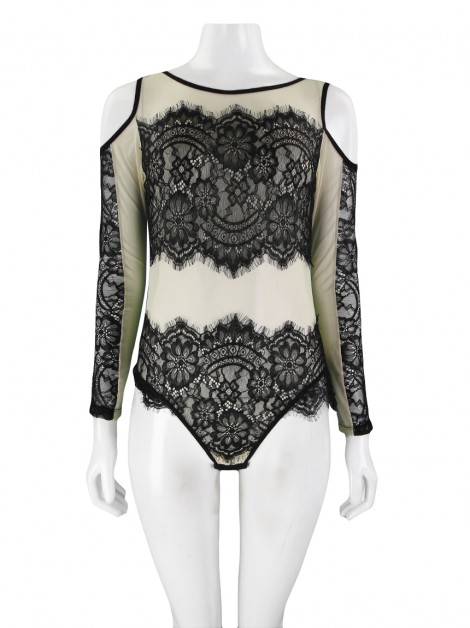 Body Fruit De La Passion Recortes Tule e Renda