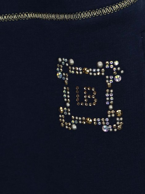 Conjunto Laura Biagiotti Moletom Azul Infantil