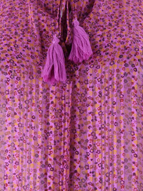 Camisa Derek Lam Tecido Rosa Estampado