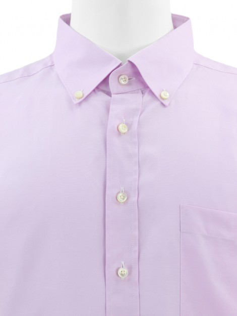 Camisa Artigiano A Misura Tecido Lilás Masculino