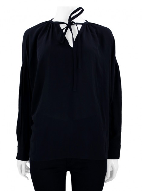 Blusa Joseph Elijah Seda Preto