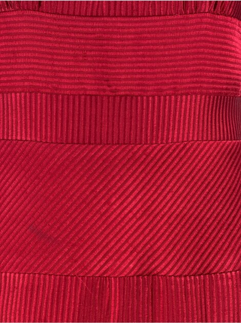 Vestido Prada Texturizado Vermelho