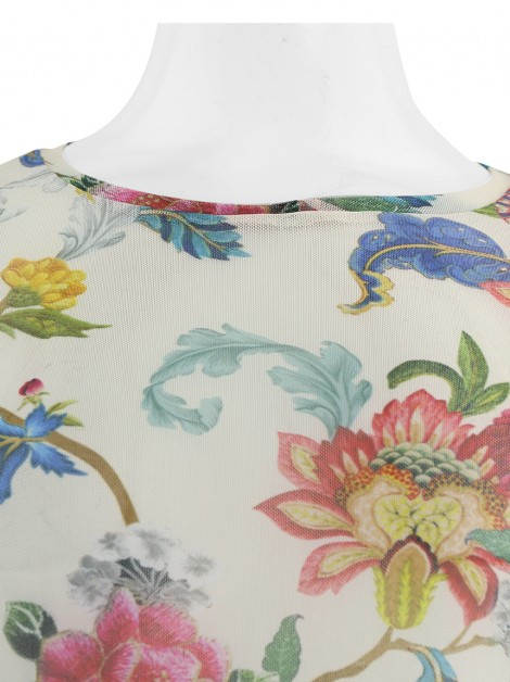 Blusa CAOS Tule Floral