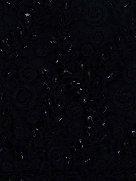 Vestido de Festa Amissima Renda Preto