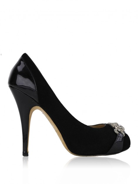 Sapato Giuseppe Zanotti Scarpin Suede Preto