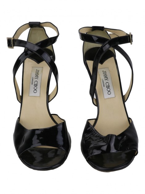 Sandália Jimmy Choo Verniz Preto