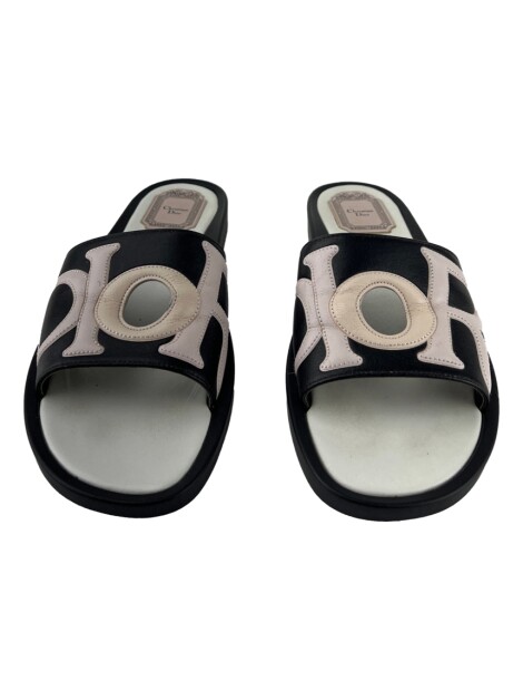 Rasteira Christian Dior Slide Marina Preto