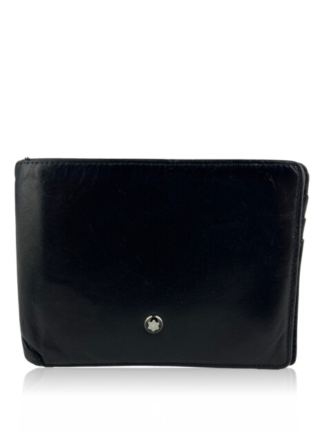 Carteira Montblanc Meisterstuck Couro Preto