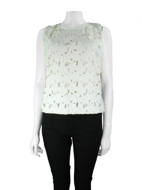 Blusa Resort Couture Giovanna Off-White