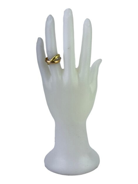 Anel Cartier Trinity Ouro 18K e Diamantes