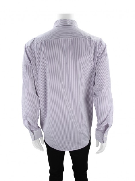 Camisa Artigiano A Misura Tecido Bicolor Masculina