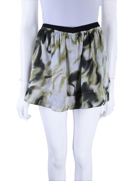 Short Saia Herchcovitch; Alexandre Estampado Verde
