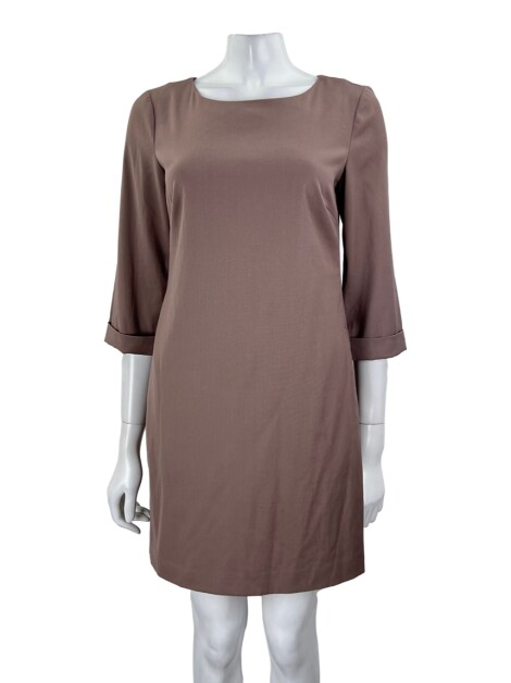 Vestido Sisley Curto Marrom