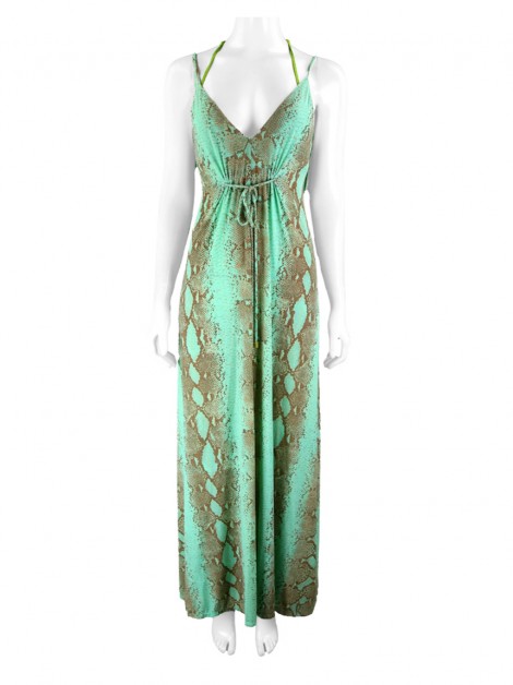 Vestido Vix Longo Animal Print