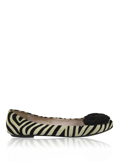Sapatilha Pretty Ballerinas Camurça Animal Print