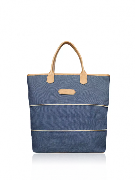 Bolsa Tote Longchamp Denim Azul