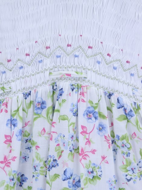 Vestido Silmara Floral Branco Infantil