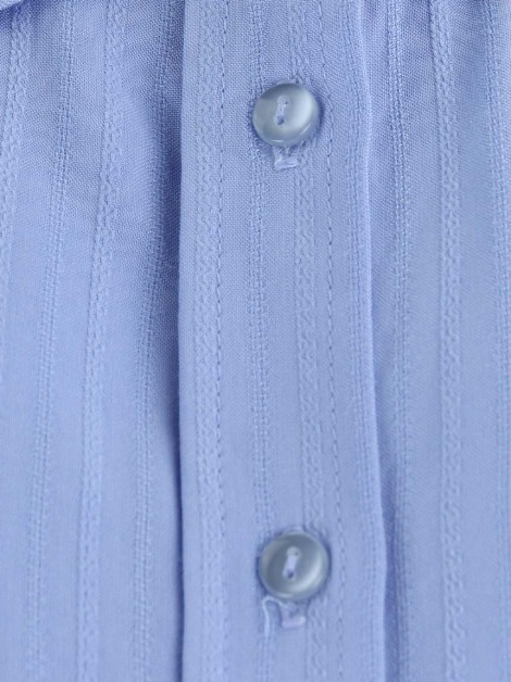 Blusa Laundry by Shelli Segal Tecido Azul