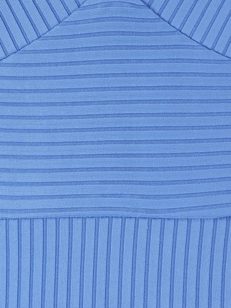 Vestido Zen Midi Canelado Azul