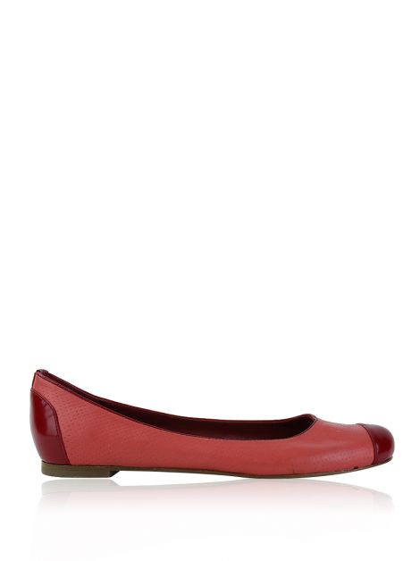 Sapatilha See by Chloé Couro Coral e Vermelho