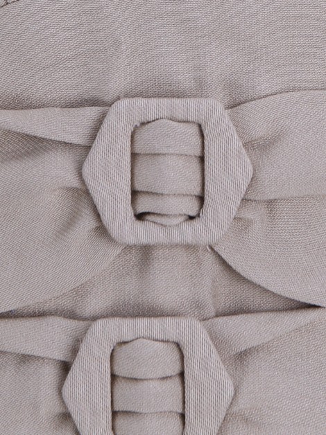 Vestido Litt Areia Assimétrico