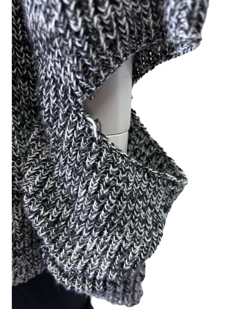 Casaco Vince Camuto Tura Tricot Cinza