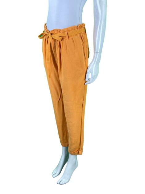 Calça Mixed Amarração Laranja