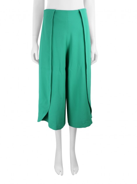 Calça Magrella Tecido Verde