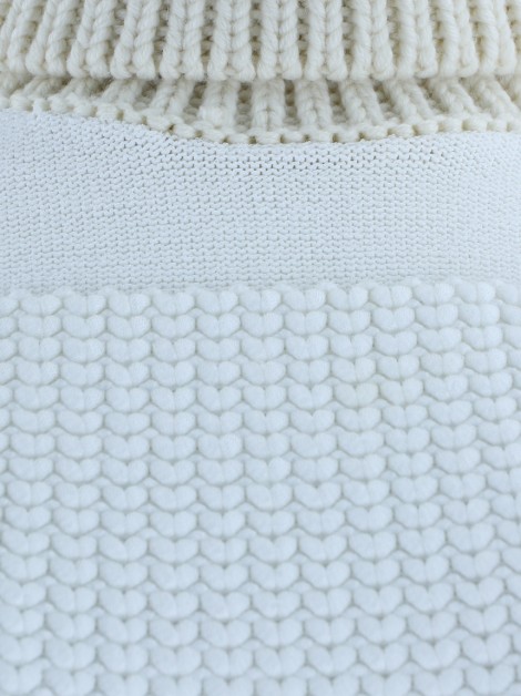 Vestido Helmut Lang For Intermix Knit Off White