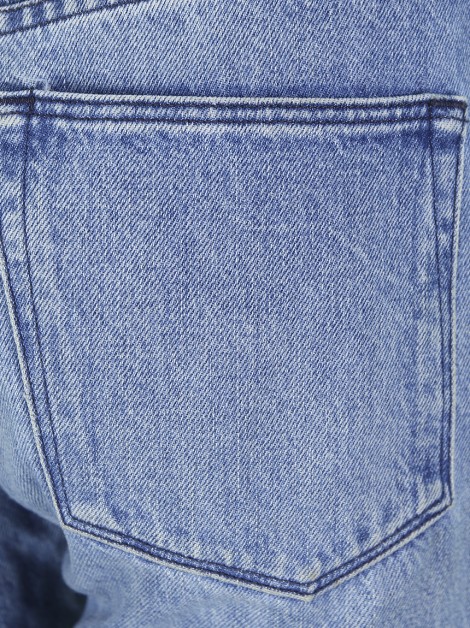 Calça 3X1 Jeans Azul Desfiado