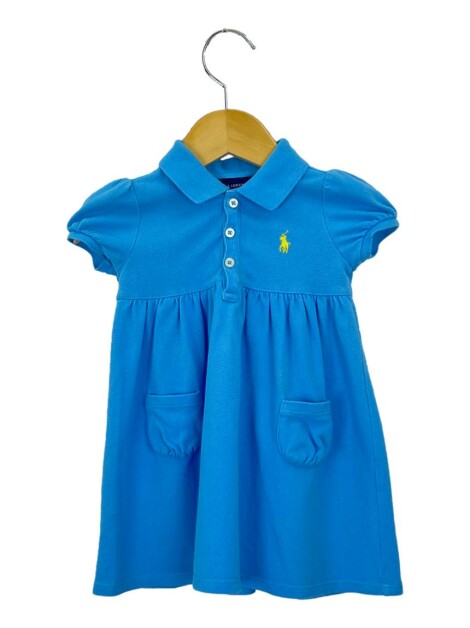 Vestido Ralph Lauren Tecido Azul Bebê