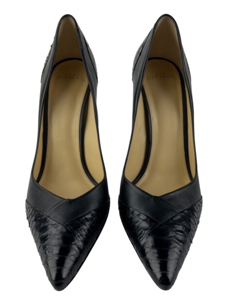 Sapato de Salto Alexandre Birman Couro Preto