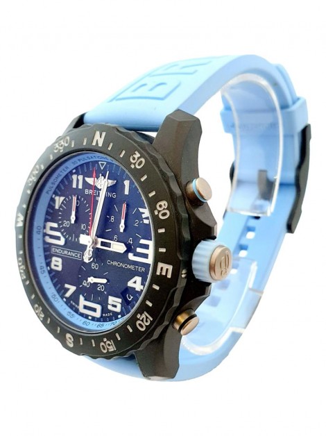 Relógio Breitling Endurance Pro Chronograph Quartz Black Dial Blue