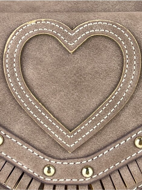 Bolsa Love Moschino Bucket Marrom