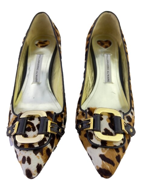 Sapato Pollignanno Al'mare Cavalino Animal Print