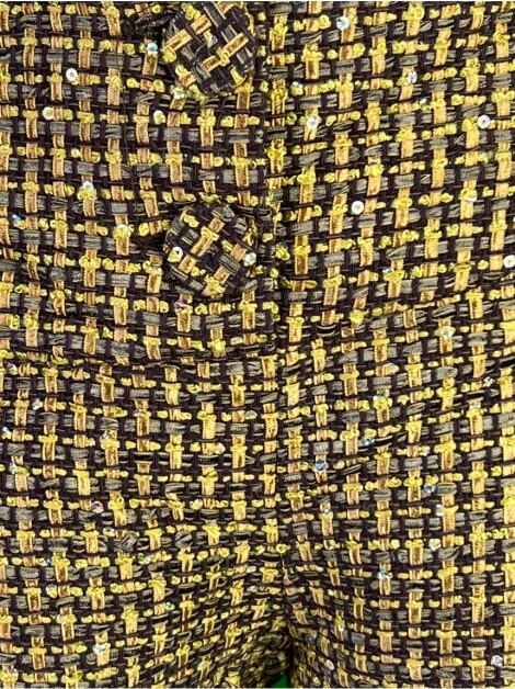 Short Erre Tweed Marrom