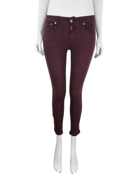 Calça Victoria Beckham Skinny Bordô