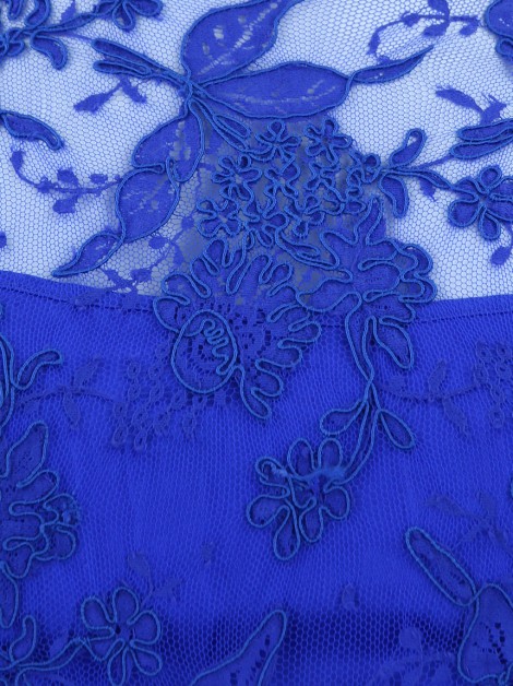 Vestido de Festa Issa London Renda Azul