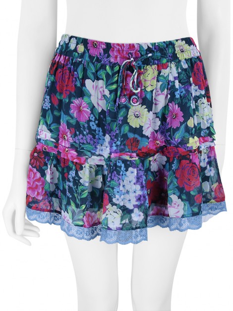 Saia Rococo Sand Curta Floral