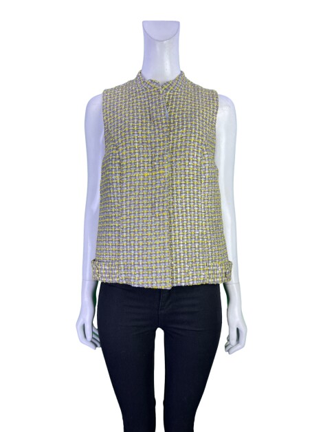 Colete Erre Tweed Estampado
