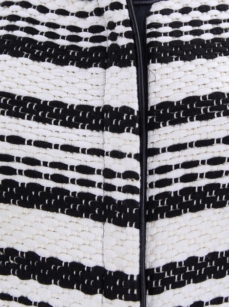 Jaqueta Iro Brockel Preto e Branco