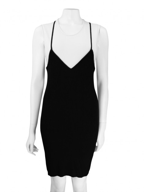 Vestido A.L.C. Canelado Sobreposição