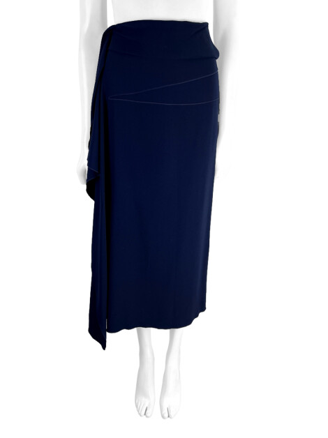 Saia Roland Mouret Midi Azul