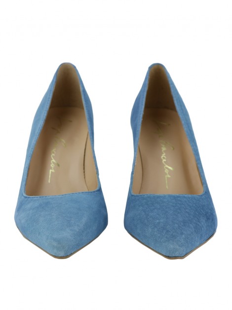 Scarpin Luiza Barcelos Suede Azul